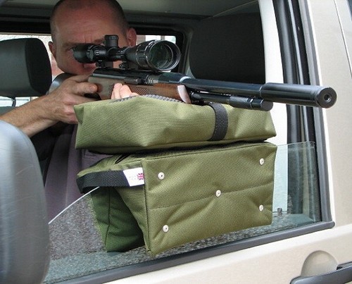 Mk2 window rest bag shooting - window,