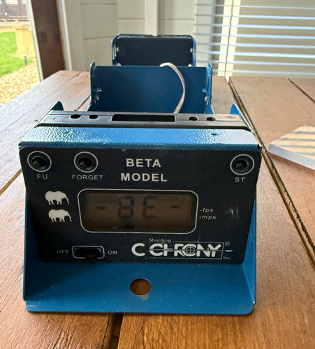 Shooting chrony beta model - shooting,